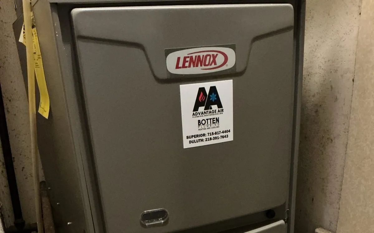 Furnace service in a Twin Ports home