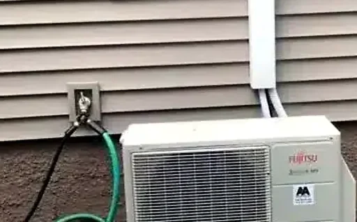 Ductless heat pump installed on a Twin Ports home